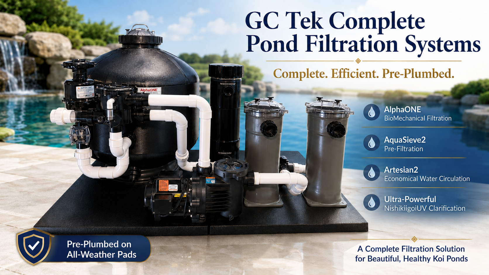 Complete Pond Filter Systems