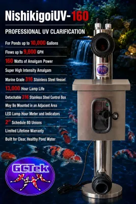NishikigoiUV V160 UV Clarifier | 160W Amalgam UV