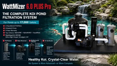 WattMizer PLUS PRO 6.0 System for Ponds up to 17,000 Gallons