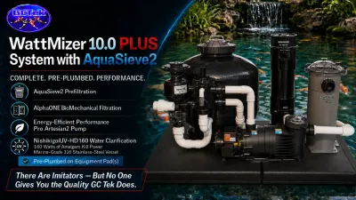 WattMizer 10.0 PLUS System with AquaSieve2 Prefilter - 25000 gallons