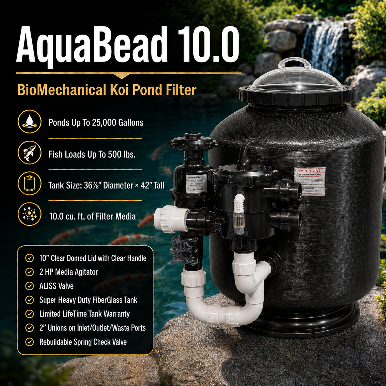 AquaBead 10.0 Filter from GCTek